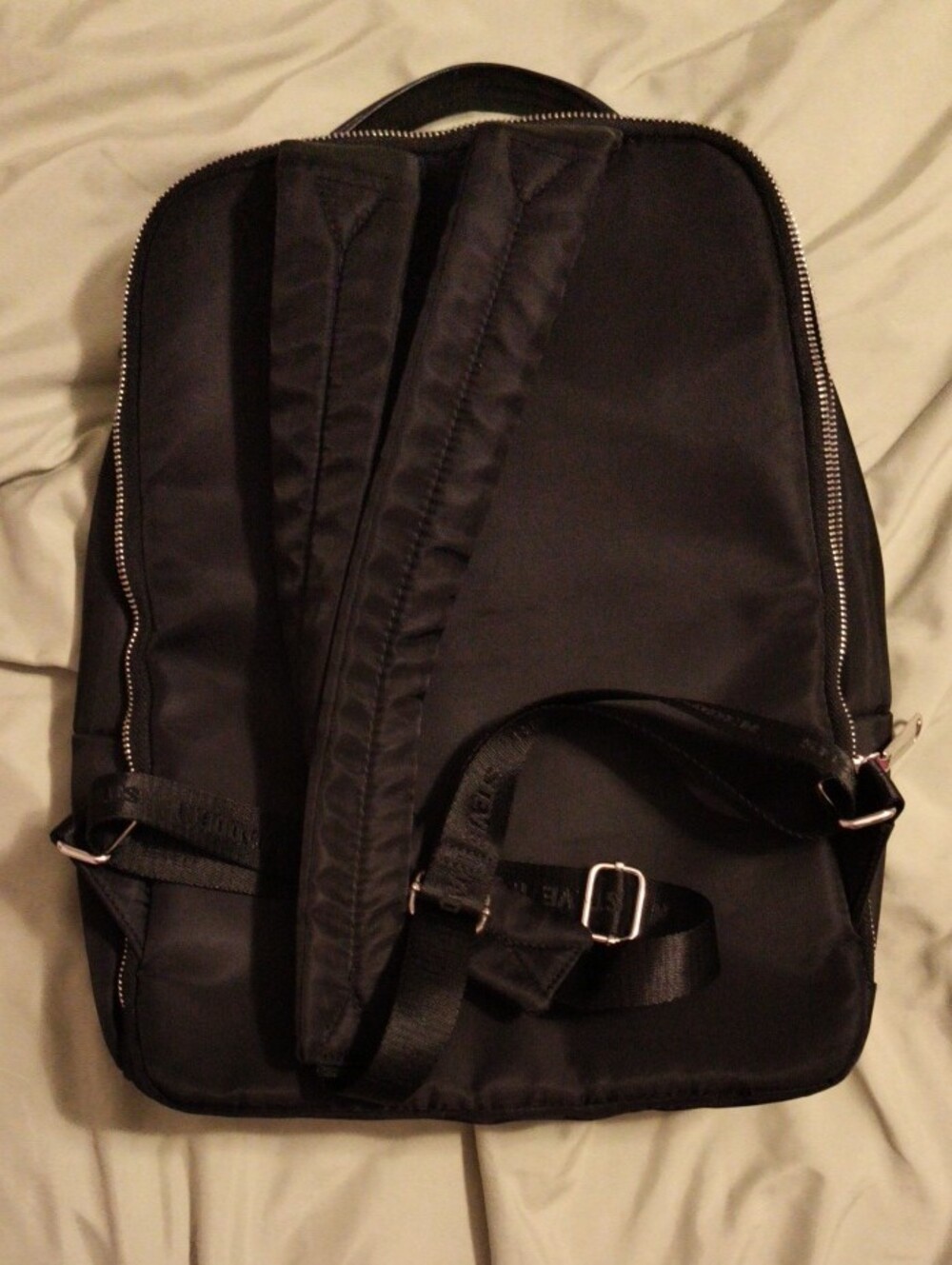 Black Steve Madden Quilted Backpack - Picture 9 of 16